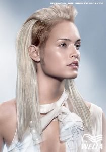 Frisuren Bilder: 2-farbig in Blond mit Tolle - Frisuren, Haare