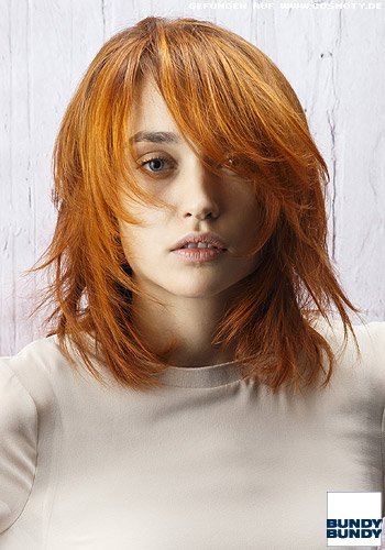 Frauen haare frisuren rote Inspiration Frisuren