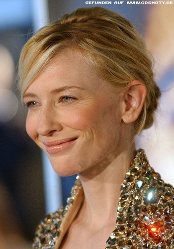 Cate Blanchett mit lässig gestecktem Knoten