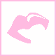 Gecrashter Look mit aufgestyltem Pony