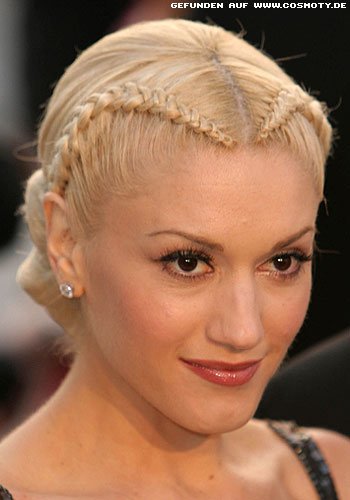 Gwen Stefani mit extravanter Flechtfrisur