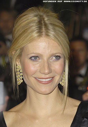 Gwyneth Paltrow mit Mittelscheitel zur Banane
