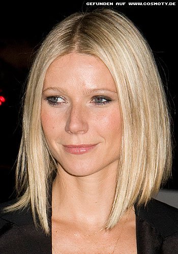 Gwyneth Paltrow mit schulterlangem Sleek-Bob