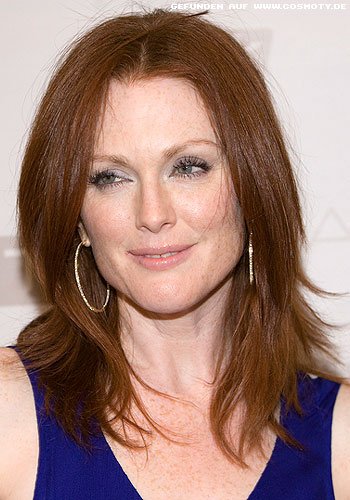 Julianne Moore mit natürlich fallenden Längen