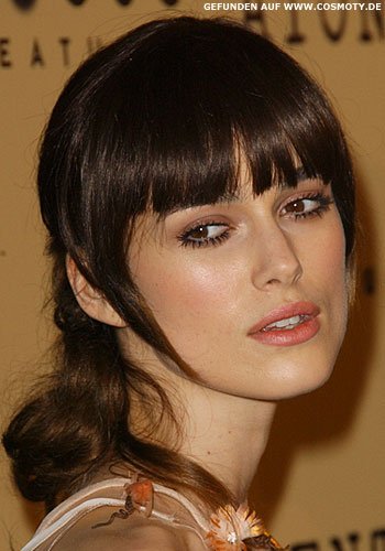 Keira Knightley mit tiefem Nackenzopf