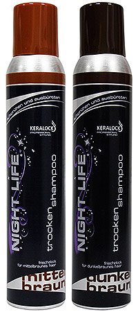 KERALOCK Night Life Farbhaarspray, Party Purple – Temporäres Color-Spray, 2 X 150 Ml