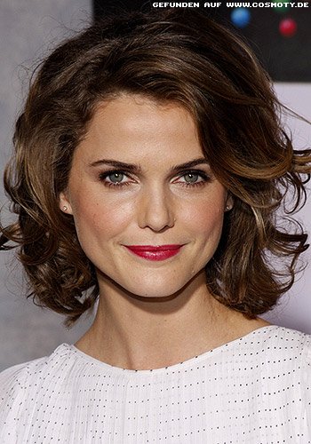 Keri Russell: Halblanger Bob mit schön geschwungenen Wellen