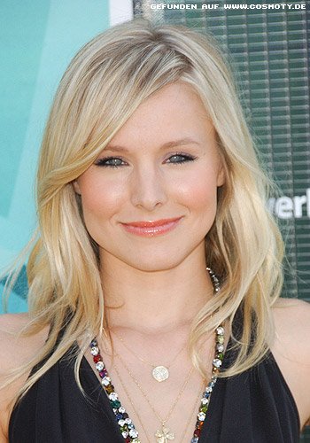 Kristen Bell mit schönen natürlich fallenden Längen