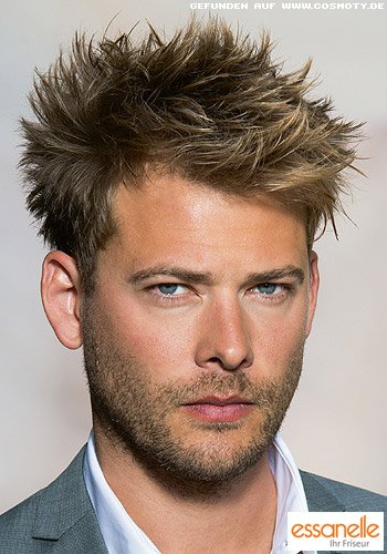 Kurzes Haar mit hochgestellten Spitzen