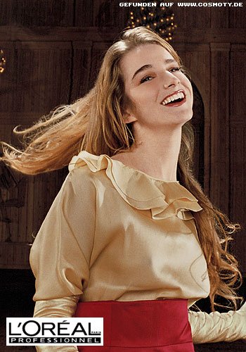 Leichter Natur-Look für langes Haar