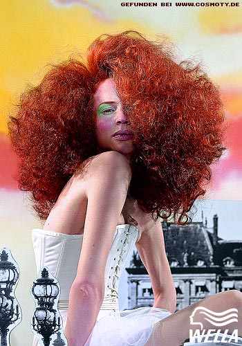 Lockenkopf im Afro-Look