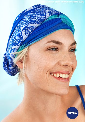 Mit Bandana optimal vor der Sonne geschützt