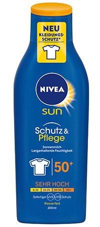 NIVEA SUN Schutz & Pflege mit Fleckenschutz