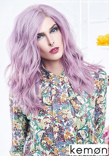 Sexy Beachwaves in pastelligem Violett