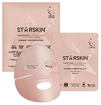 STARSKIN SILKMUD PINK FRENCH CLAY Purifying Liftaway Mud Face Sheet Mask